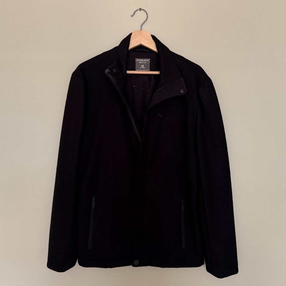 Icebreaker Merino Wool Legacy Coat Jacket Mens Medium